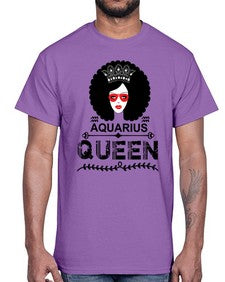 Aquarius queen 75#- aquarius- Cotton Tee