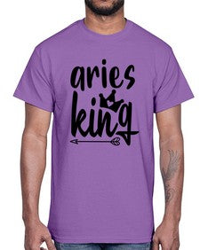 Aries king 108#- aries- Cotton Tee