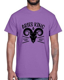 Aries king 109#- aries- Cotton Tee