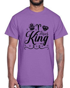 Aries king 111#- aries- Cotton Tee