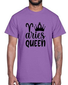 Aries queen 118#- aries- Cotton Tee