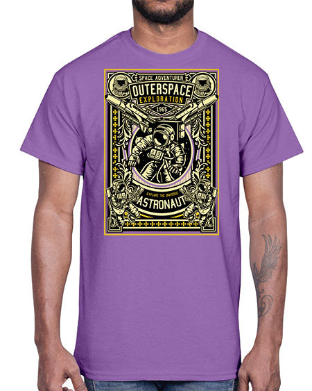 Astronaut Outerspace Exploration 36#- space- Cotton Tee