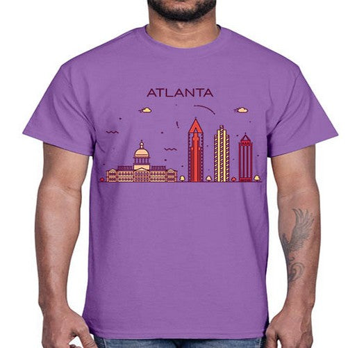 Atlanta 374#- cities- Cotton Tee