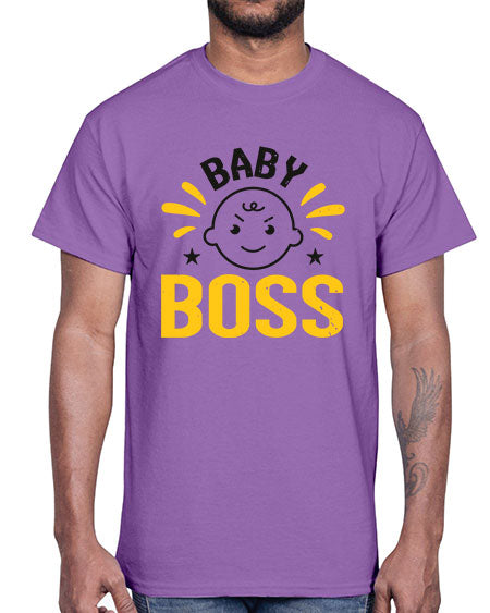 Baby Boss Style 22#- baby shower- Cotton Tee