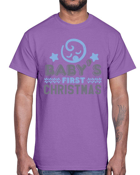 Baby First Christmas Style 25#- baby shower- Cotton Tee