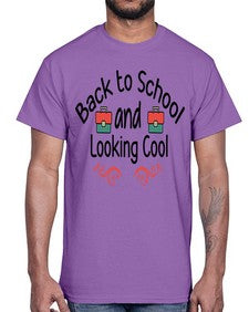 Back to School and Looking Cool 17#- general school- Cotton Tee