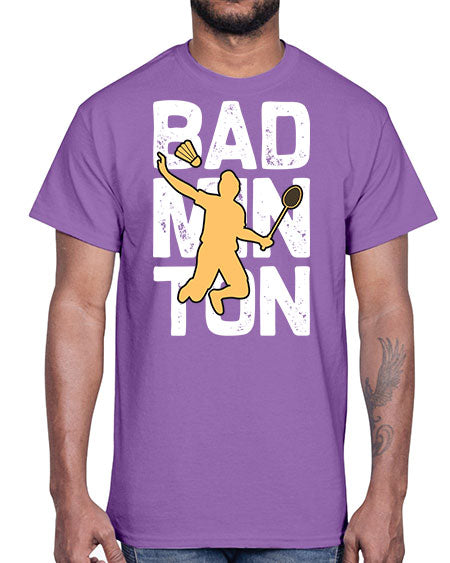 Bad 1452#- badminton- Cotton Tee