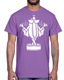 Bat hotdog 11#- cartoon food- Cotton Tee