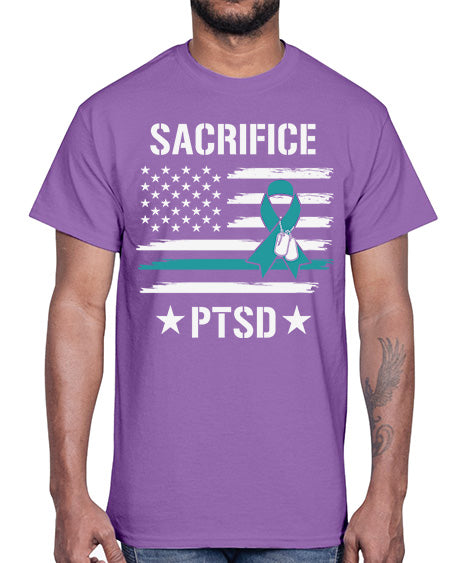 Best Support PTSD Awareness Survivor 27#- PTSD- Cotton Tee
