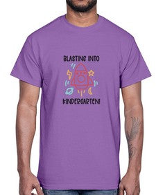 Blasting into kindergarten 24#- kindergarten- Cotton Tee