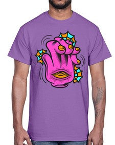 Bored high five 23#- cartoon general- Cotton Tee