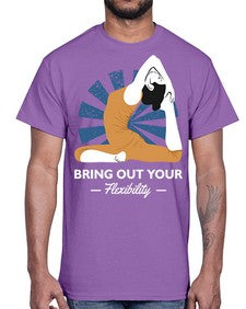 Bring Out Your Flexibility 185#- yoga- Cotton Tee