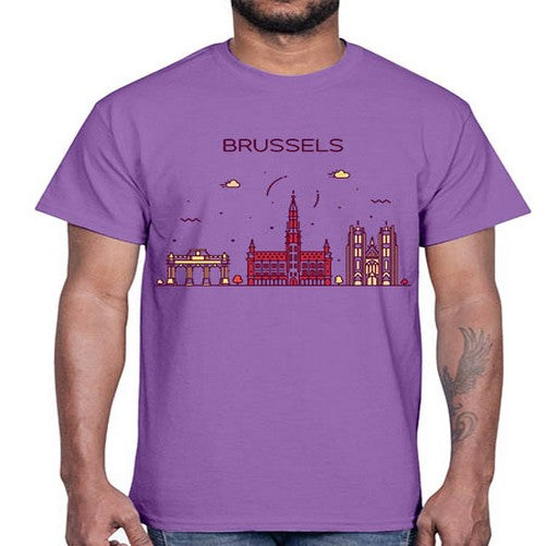 Brussels 508#- cities- Cotton Tee