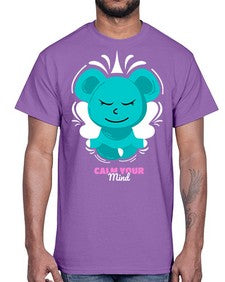 Calm Your Mind 189#- yoga- Cotton Tee