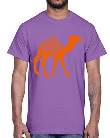 CamelMandala 295#- mandala- Cotton Tee
