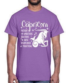 Capricorn 186#- capricorn- Cotton Tee
