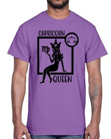 Capricorn queen 194#- capricorn- Cotton Tee