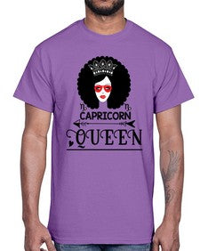 Capricorn queen 197#- capricorn- Cotton Tee