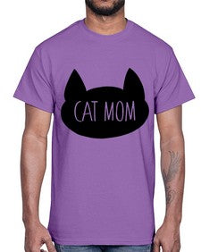 Cat Mom- cats- Cotton Tee