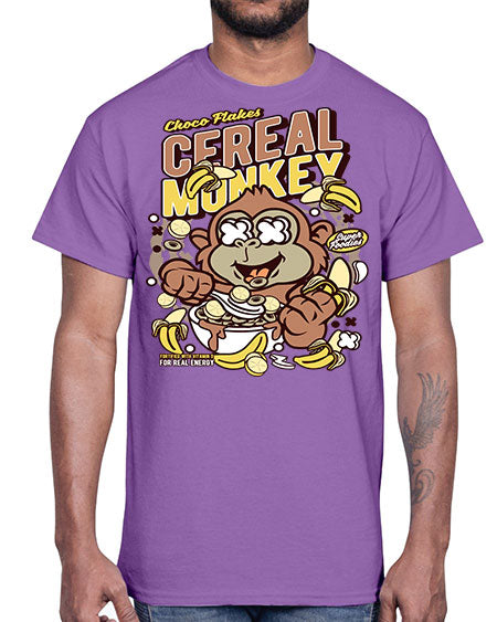Cereal Monkey- monkey- Cotton Tee