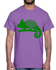 ChameleonMandala 326#- mandala- Cotton Tee