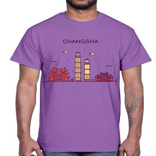 Changsha 555#- cities- Cotton Tee