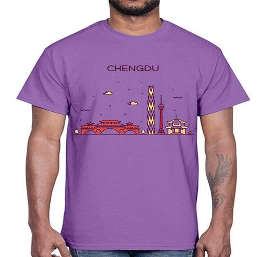 Chengdu 563#- cities- Cotton Tee