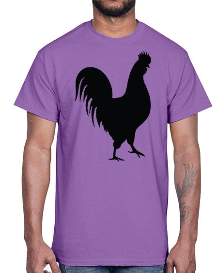 Chicken Silhouette 2#- chicken- Cotton Tee
