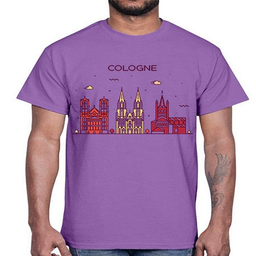 Cologne 595#- cities- Cotton Tee