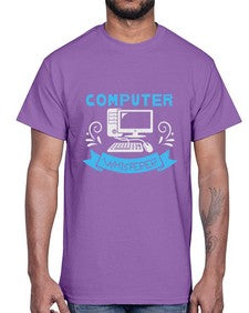 Computer whisperer 53#- computer- Cotton Tee