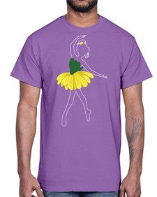 Cute ballet ballerino girls dancing ballet 83#- ballet- Cotton Tee