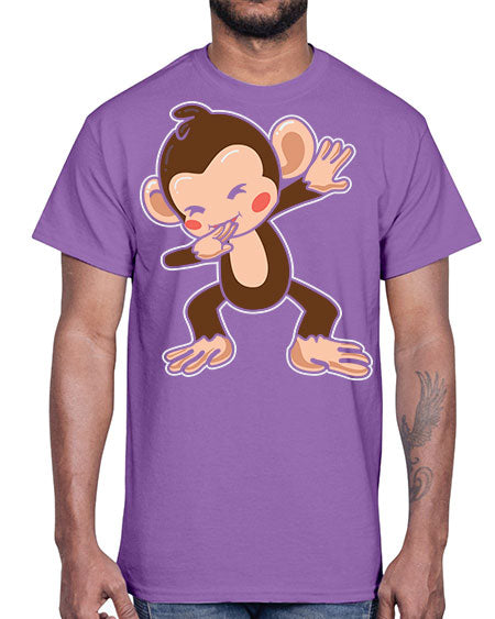 Dabbing Money 5#- monkey- Cotton Tee