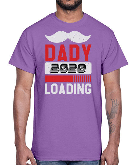 Dady Loading Style 70#- baby shower- Cotton Tee