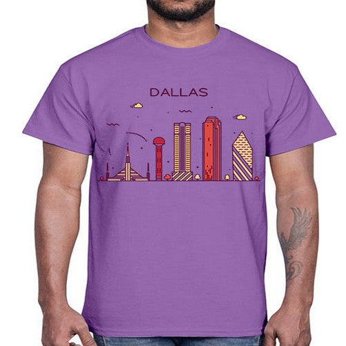 Dallas 646#- cities- Cotton Tee