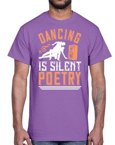 Dancing is silent poetry 19#- dance2- Cotton Tee