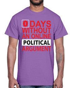 Days Without an online 80#- internet- Cotton Tee