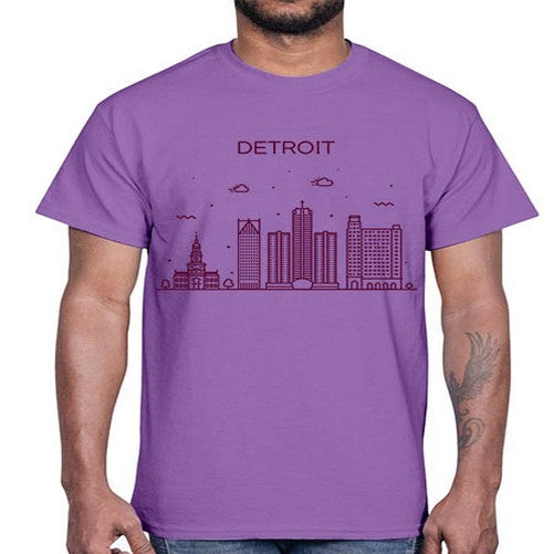 DetroitMI 663#- cities- Cotton Tee