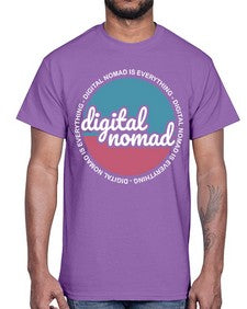 Digital Nomad is Everything 21#- internet- Cotton Tee