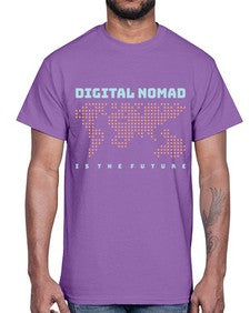 Digital Nomad is the Future 19#- internet- Cotton Tee