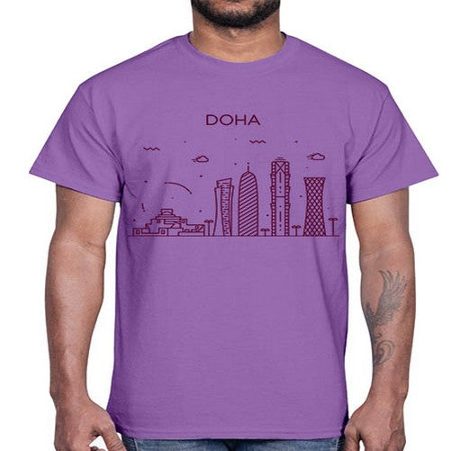 Doha 671#- cities- Cotton Tee