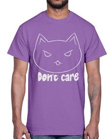 Dont Care- cats- Cotton Tee