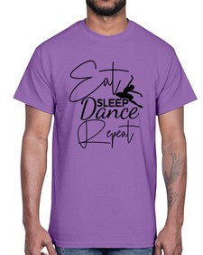 Eat sleep dance repeat 122#- ballet- Cotton Tee