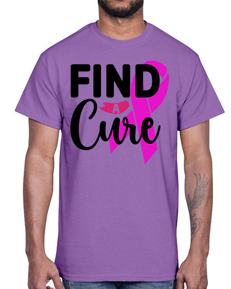 Find a Cure 26#- breast cancer- Cotton Tee