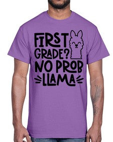 First Grade No Prob 153#- first grade- Cotton Tee
