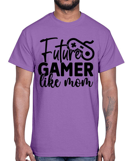 Future Gamer Like Mom 313#- kids- Cotton Tee