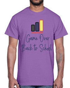 Game Over Back to School 216#- general school- Cotton Tee