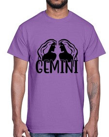 Gemini 227#- gemini- Cotton Tee