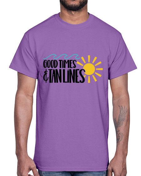 Good Times Tan Lines Style 43#- summer- Cotton Tee