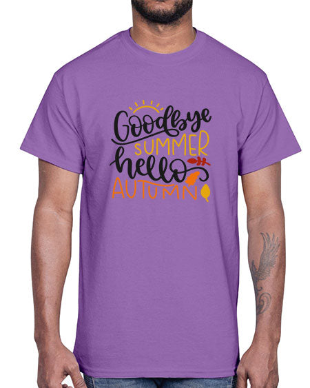 Goodbye summer hello autumn 99#- summer- Cotton Tee