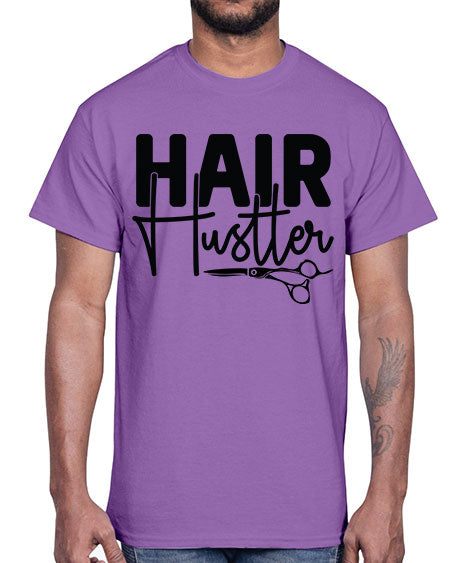 Hair Hustler 826#- hairdresser- Cotton Tee